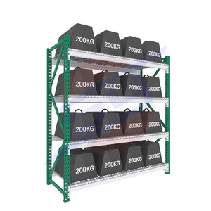 Customizable Heavy Duty Racking <strong>4</strong> Tiers Adjustable Metal Steel Beam Type Industrial Pallet Racking Storage <strong>Racks</strong> - Product Image 2