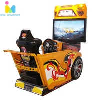 AMA Amusement Machine de jeu d'arcade à pièces avec 1 an de garantie Simulateur de conduite vidéo en carbone à vitesse de 42 pouces