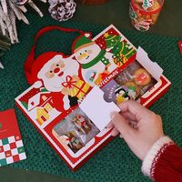 Boîte d'emballage de biscuits personnalisée avec impression personnalisée, boîte aveugle créative, boîte d'emballage de Noël de haute qualité pour chocolat, bonbons