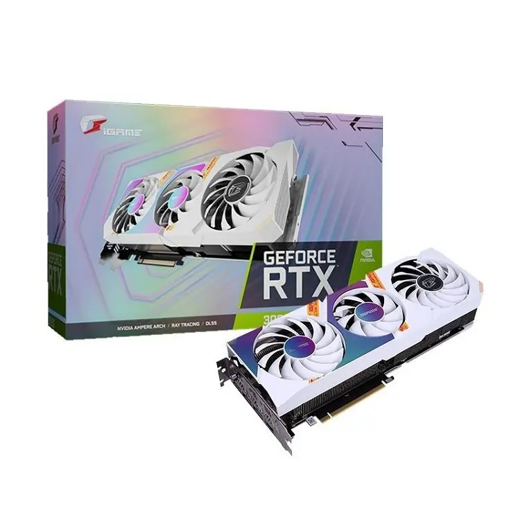 Colorful geforce RTX 3060 w oc 12g 1822 MHz gddr6 esports game computer discrete graphics card LHR