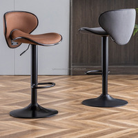 Tabouret de bar contemporain moderne et décontracté Chaise haute réglable pour la maison Cuisine Salle à manger Hôtel dans le salon École