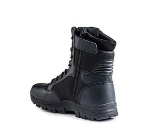 Bottes de chasse tactiques pour hommes TSB0526 en cuir noir, 8 pouces, fermeture éclair latérale - Product Image 3