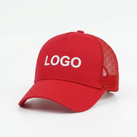 Gorra de camionero OEM personalizada con logo bordado 3D, de mezclilla y malla, gorra de béisbol de 5 paneles, poliéster/algodón, con hebilla de un solo botón, a la moda, unisex