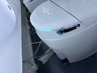 WC intelligent à commande à distance multifonction, avec bidet intégré, cuvette allongée, à poser au sol, siphon en S, séchage à l'air, siège chauffant, monobloc