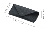 Nouvel étui souple de protection haut de gamme personnalisé pour lunettes et lunettes de soleil 6 pouces+, avec boucle à clou Huicheng HC-125 45g