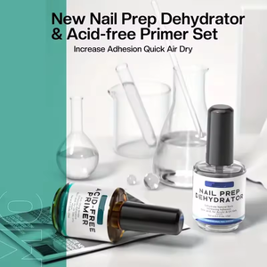 Salon 15ml móng tay Bonder UV Gel cân bằng pH Nail Prep dehydrator không có axit miễn phí Vegan Acrylic bột mồi - Product Image 5