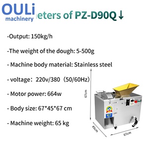 Distributeur <span class=keywords><strong>de</strong></span> pâte électrique, machine à découper la pâte électrique, <span class=keywords><strong>diviseur</strong></span> <span class=keywords><strong>de</strong></span> pâte électrique pneumatique - Product Image 4