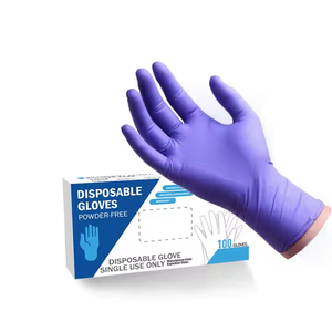 Wholesale one-time use nitrile gloves, food-grade, thickened, wear-resistant and durable rubber - Product Image 2