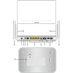 50010564 AR617VW-LTE4EA 1*GE WAN 4*GE LAN 1*VDSL2, 2*FXS 1*USB 2.0 1*LTE Wi-Fi 2.4G+5G - Product Image 1