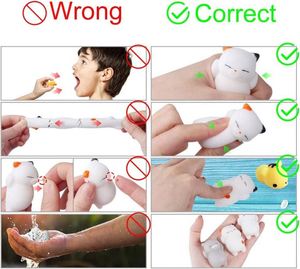 16 Pcs Lovely Squishies Stress Relief Mochi Toys Mini <b>Animals</b> Cat Easter Gifts - Product Image 6