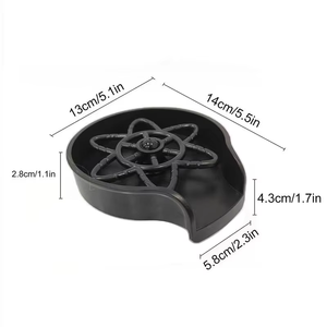 Hot Selling Automatische Wasserhahn Glas Waschmaschine Flaschen spüler Schwarz Metall Edelstahl Reinigungs werkzeug für Küchen spülen Bar Verwendung <span class=keywords><strong>PC</strong></span> - Product Image 3
