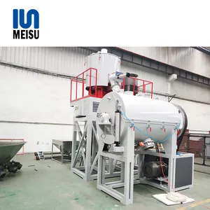 Horizontal Vertical Hdpe Resin Mixer Hopper Heated Plastic Resin high-speed Mixing Machine