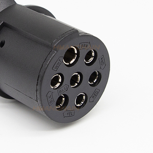 7way N Type Plug Coil Spiral Cable <span class=keywords><strong>Remorque</strong></span> 7pin Câble <span class=keywords><strong>de</strong></span> <span class=keywords><strong>feu</strong></span> stop avec fiches moulées - Product Image 3