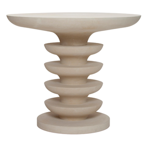 Meubles en pierre contemporains <span class=keywords><strong>Table</strong></span> basse en pierre calcaire <span class=keywords><strong>Table</strong></span> sur pied pour l'intérieur et l'extérieur - Product Image 2