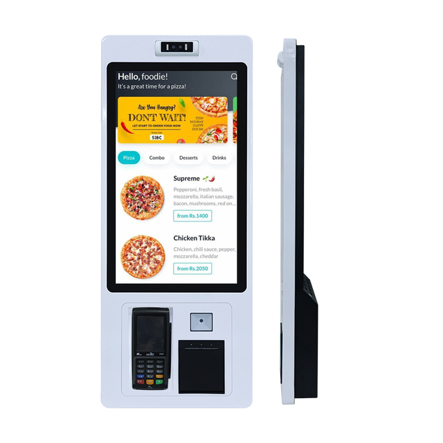 15 21 24 27 32 Inch Automated Ordering Kiosks Touch Terminal Solution Self-Service Payment Kiosk for Foodservice