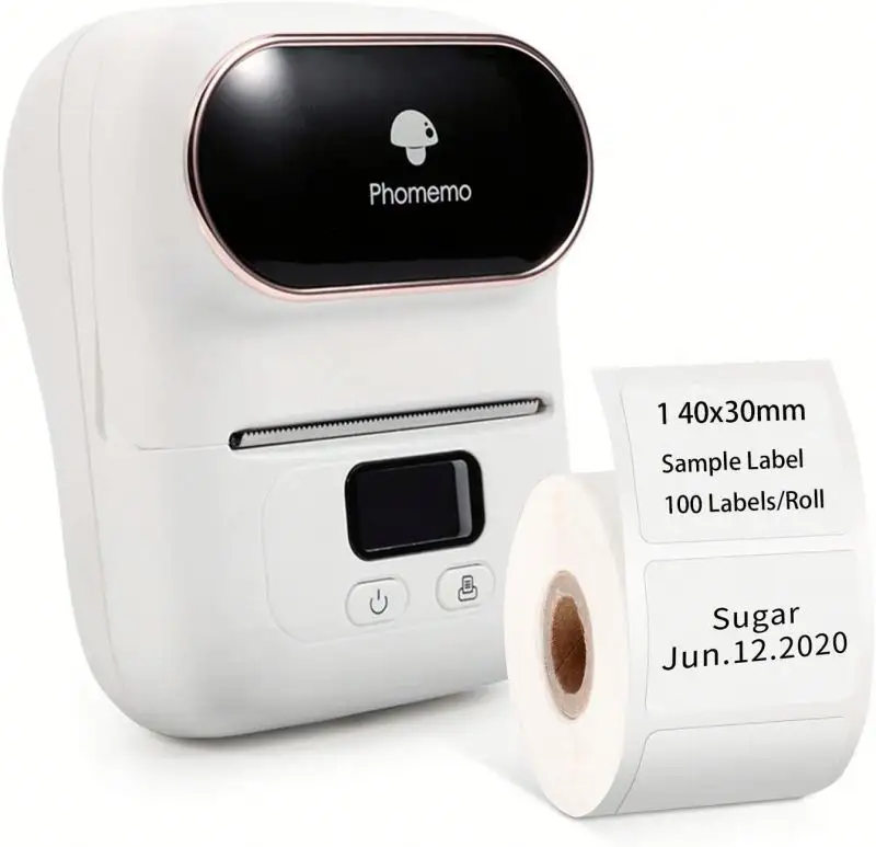Homemo-Impresora inalámbrica de etiquetas de precio de código, máquina de impresión térmica de etiquetas para iOS, 110 QR