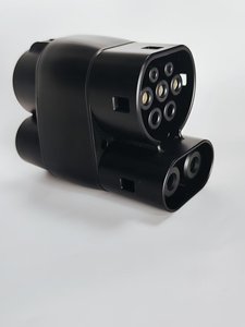 Adaptador de 400A CCS1 a CCS2, Conector de <span class=keywords><strong>Carga</strong></span> para Vehículos Eléctricos CA+CC, Adaptador de <span class=keywords><strong>Carga</strong></span> Rápida para Vehículos Eléctricos, Sae J1772 Iec 62196 - Product Image 4