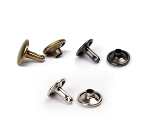 Đôi Hai Mặt Đinh Tán Kim Loại Dép Túi Trang Trí Nút Tròn - Product Image 3