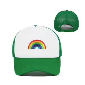 Custom Logo Mesh Trucker Hat <b>Blank</b> Foam Baseball <b>Cap</b> Sponge Mesh Truck Driver Hat High Quality - Product Image 5