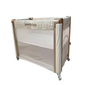 Berço de Bebê de Alta Qualidade, Modelo Novo, Pode Ser Facilmente Dobrado em Apenas Um Passo, Com Rodas Universais para Uso em Quarto e Hospital - Product Image 3