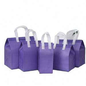 White Non-woven Cartoon Waterproof Foldable Environmental Protection Fashion Portable <b>Shopping</b> Cold <b>Drink</b> Insulation Cooler Bag - Product Image 2