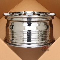 Velg Forged Chrome Custom Mewah 18-22 Inch 5x112 untuk Mercedes-Benz Maybach S-Class S400 S450 S560 S680 Premium