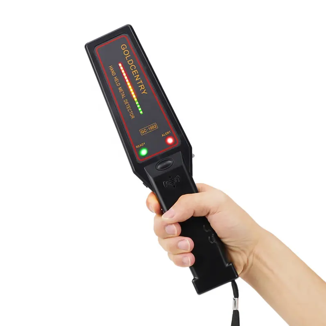 Shenzhen Factory's High Sensitivity Handheld Metal Detector Gold Detector Tester Plastic ROHS Certified GC1002 Model 3-Year