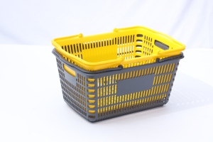 Mini <span class=keywords><strong>panier</strong></span> à provisions Petits paniers à provisions en plastique avec poignées - Product Image 3