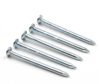 Clous en acier galvanisé à chaud, tête standard, calibre 2, tige lisse, haute résistance, pour clôtures extérieures, coffrage en béton, emballés en carton