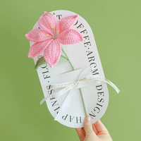 Vente en gros d'arrangements floraux au crochet, lettres personnalisées, cadeaux de mariage de luxe pour les invités