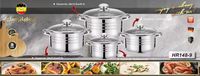 Set peralatan masak baja tahan karat harga pabrik HausRoland dan panci baja tahan karat Set peralatan masak Set peralatan masak dapur