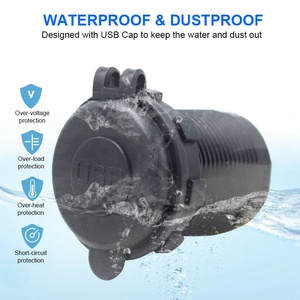 Phổ 12V-24V 60W Ba pd3.0 & kép QC3.0 cổng kép Xe Buýt USB sạc ổ cắm - Product Image 5