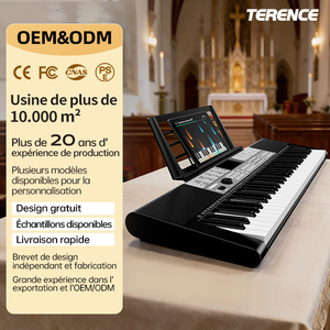 Terence Sp611 Clavier Électronique Multifonctionnel de Haute Qualité à 61 Touches, <span class=keywords><strong>Piano</strong></span> Éducatif - Product Image 1