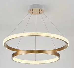 Zeal Lighting Nordic Vintage Retro Techo Colgante redondo halo Luz Anillo de techo de vidrio Lámpara LED - Product Image 3