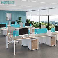 Nouvelle station de travail modulaire de coworking au design moderne, bureau de centre d'appels, poste de travail en cubicle