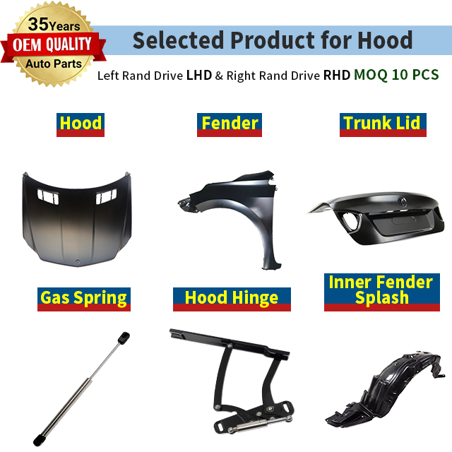 Jmen 57300-63J00 for Suzuki SWIFT DZIRE 05-09 Hood Bonnet & Moulding Scoop Vent Car Pickup Auto Body PartS