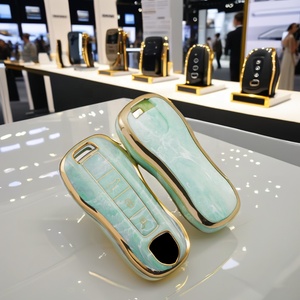 Mẫu miễn phí cho Porsche chìa khóa xe Bìa <span class=keywords><strong>Key</strong></span> Fob phụ kiện tương thích với Cayenne 911 <span class=keywords><strong>996</strong></span> Macan Boxster Panamera 997 944 924 - Product Image 2