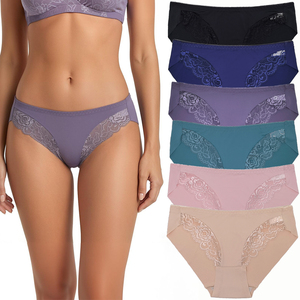 Braguitas Invisibles <span class=keywords><strong>para</strong></span> <span class=keywords><strong>Mujer</strong></span>, de Cintura Baja, sin Costuras, de Nailon, Coloridas - Product Image 1