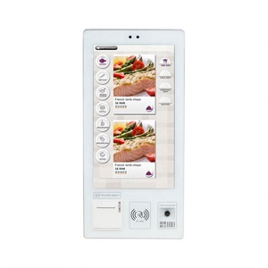Terminal de kiosque à écran LCD tactile capacitif personnalisé de 21,5/32 pouces pour l'enregistrement en libre-service et l'impression de rapports pour les restaurants - Product Image 1