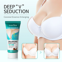 Crème Naturelle SADOER Papaye Coco pour Soin des Seins, Raffermissante et Réductrice, Crème Corporelle Liftante pour une Poitrine Volumineuse
