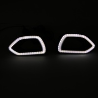 Kit d'éclairage LED pour calandre de chargeur, avec feux de jour blancs (DRL) et clignotants séquentiels