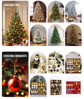 Guirlande de guirlandes de noël moderne DAMAI 2M avec torsion métallique et paillettes décor de guirlande suspendue d'arbre d'intérieur pour escalier