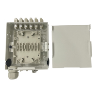 Panel de Conexiones Ópticas de Fibra para Montaje en Riel DIN de 12/24 Puertos, Precio de Fábrica, Caja Terminal de Empalme de Fibra Óptica FTTH