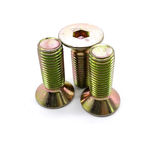 Tornillo de Cabeza Avellanada de Acero al Carbono con Rosca Completa, Chapado en Zinc Amarillo, DIN 7991, Tamaño Métrico, Marca WANGXUAN, Fabricado en China - Product Image 2
