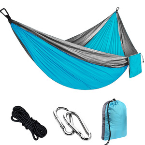 Hamac pliable ultraléger en nylon personnalisé avec logo Yiwu, équipement de camping portable pour la randonnée et les aventures en camping - Product Image 6