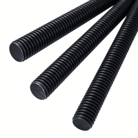 Threaded Rod Stud Bolt Metric Round Head Fully Threaded Carbon Steel Zinc Plated ASME B18.31.3
