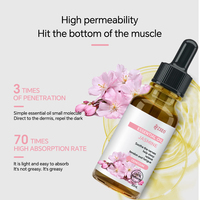 Boîte personnalisée avec étiquette, huile essentielle de fleur de cerisier 30 ml, huile parfumée naturelle à la fleur de cerisier, cadeau pour diffuseur, fabrication de bougies