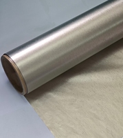 Tissu non tissé conducteur gris EMI ESD à base de fibres de polyester pour la protection des composants électroniques