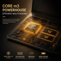 Ordinateur portable OEM personnalisé 15,6 pouces Full HD IPS Intel Core M3-8100Y Dual Core 8 Go de RAM DDR3 SSD Windows 11 Pro Éducation Gris PC