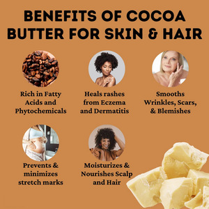 Chất lượng tốt nhất chưa tinh chế Bơ ca cao thô và Bơ ca cao tinh chế để làm sô cô la, kem dưỡng da, kem - Product Image 3